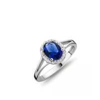 Juweel Silver Rose Ring R3045BLU Juweel Silver Rose Ring R3045BLU