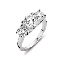 Juweel SILVER ROSE RING ZILVER ZIRCONIUM R6391W Juweel SILVER ROSE RING ZILVER ZIRCONIUM R6391W