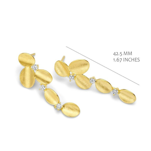 Juweel Silver Rose Oorstekers EA2345GB Juweel Silver Rose Oorstekers EA2345GB