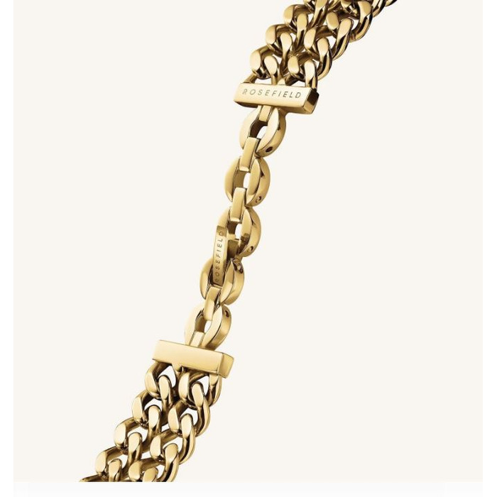 Horloge Rosefield Octagon XS Studio Double Chain Gold SWGSG-O76 
