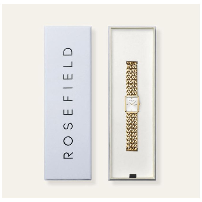Horloge Rosefield Octagon XS Studio Double Chain Gold SWGSG-O76 