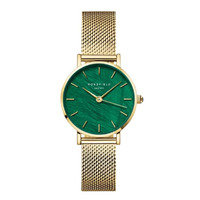 Horloge Rosefield Small Edit Emerald Mesh SEEGMG-SE72 Horloge Rosefield Small Edit Emerald Mesh SEEGMG-SE72