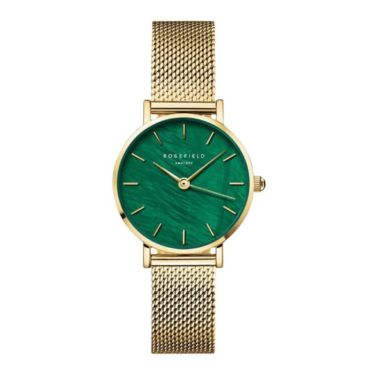 Horloge Rosefield Small Edit Emerald Mesh SEEGMG-SE72  Horloge Rosefield Small Edit Emerald Mesh SEEGMG-SE72