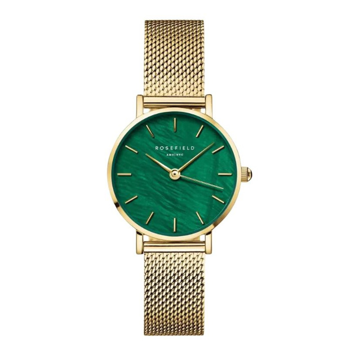 Horloge Rosefield Small Edit Emerald Mesh SEEGMG-SE72 