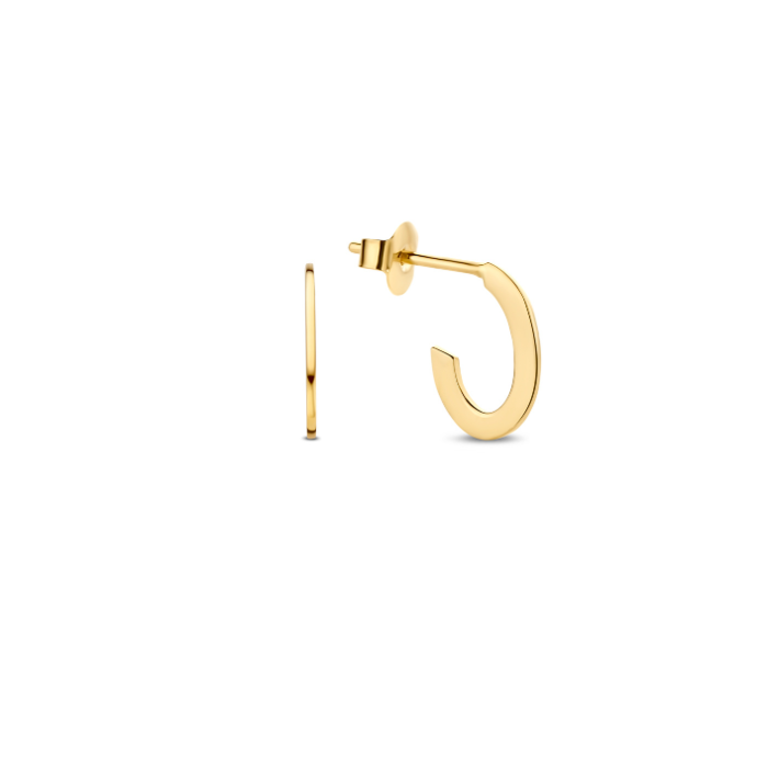 Juweel JACKIE OVAL FLAT EARRINGS JKE20.034 