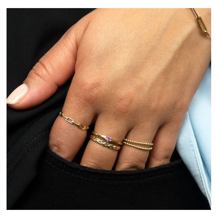 Juweel JACKIE MINORI BUBBLE TWIN RING JKR22.212 