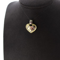 Juweel Hanger hart Bicolorkleurig 18 karaat diamanten 'CV-2164-TWDH' Juweel Hanger hart Bicolorkleurig 18 karaat diamanten 'CV-2164-TWDH'