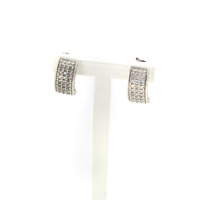 Juweel Oorbellen witgoud 18karaat briljanten 'CV-2190-TWDH' Juweel Oorbellen witgoud 18karaat briljanten 'CV-2190-TWDH'