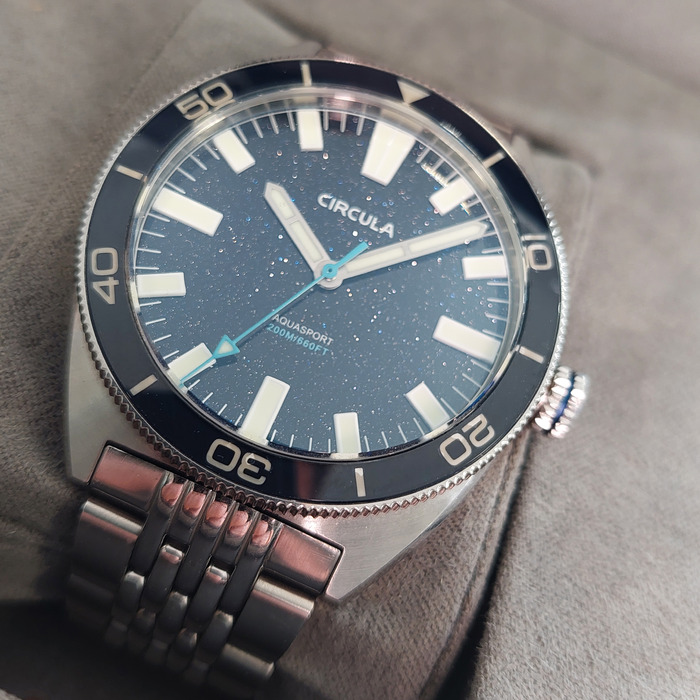 Horloge Circula Aquasport || Aventurine Limited Edition 93/99 '85759-915-TWDH'
