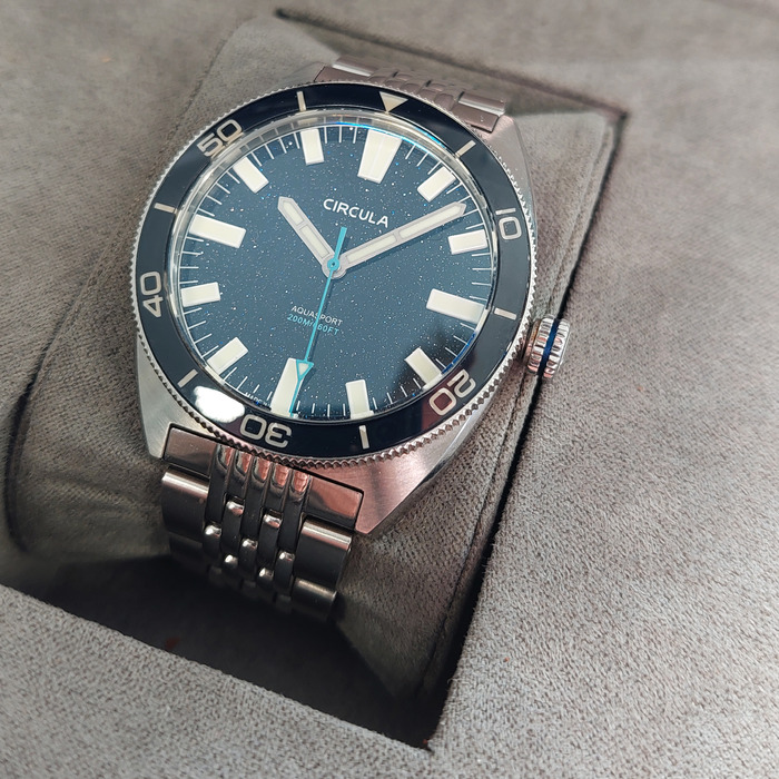 Horloge Circula Aquasport || Aventurine Limited Edition 93/99 '85759-915-TWDH'