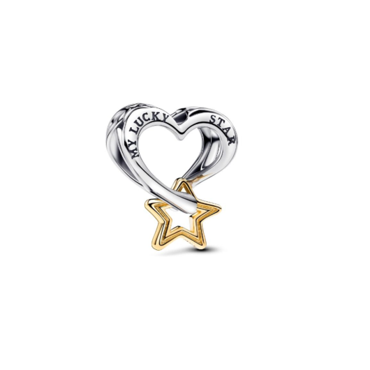 Juweel PANDORA HEART AND STAR BEDEL 763513C00 Juweel PANDORA HEART AND STAR BEDEL 763513C00