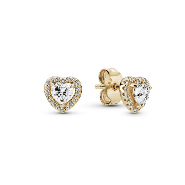 Juweel PANDORA HEART GOLD STUD EARRINGS 2597137C01 