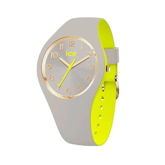 Horloge Ice Watch ICE Duo Chic Grey Lime S34 023279 Horloge Ice Watch ICE Duo Chic Grey Lime S34 023279