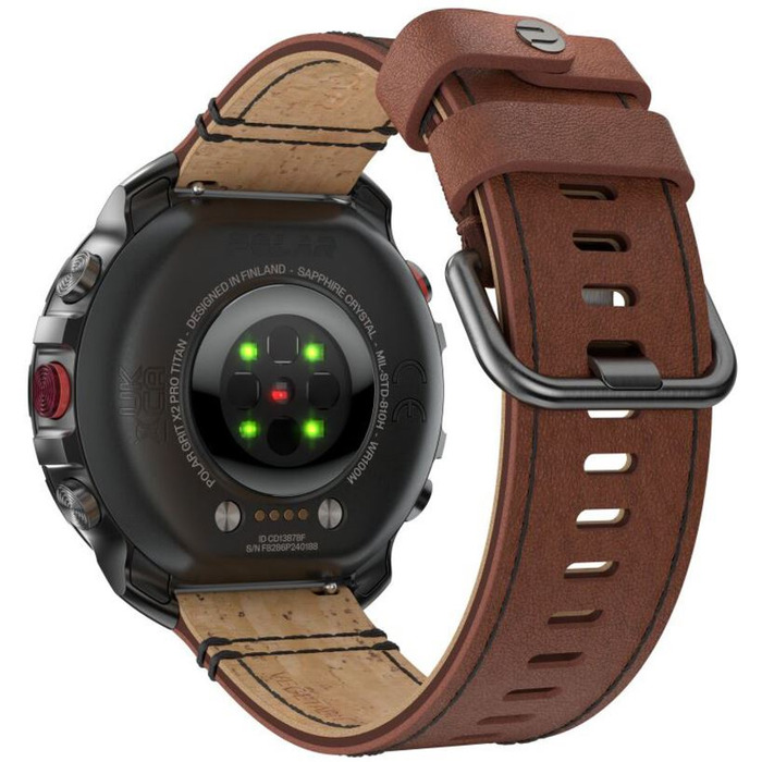 Horloge POLAR GRIT X2 PRO TITAN LTHR BRNZ 