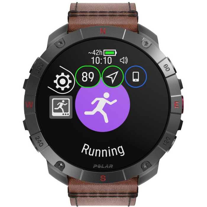 Horloge POLAR GRIT X2 PRO TITAN LTHR BRNZ 
