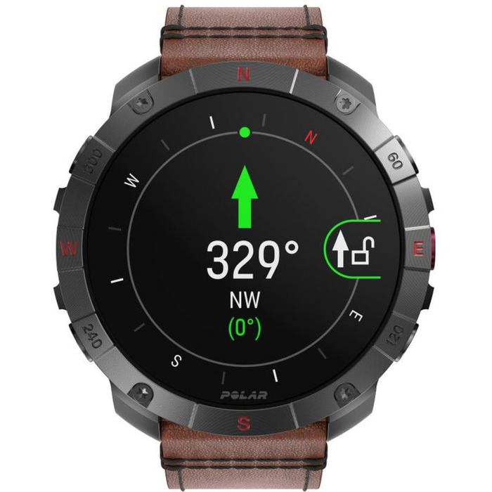 Horloge POLAR GRIT X2 PRO TITAN LTHR BRNZ 