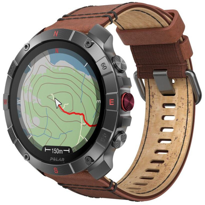 Horloge POLAR GRIT X2 PRO TITAN LTHR BRNZ 