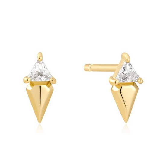 Juweel Ania Haie OB Gold Triangle Cubic Zirconia Geometric Stud E059-04G Juweel Ania Haie OB Gold Triangle Cubic Zirconia Geometric Stud E059-04G