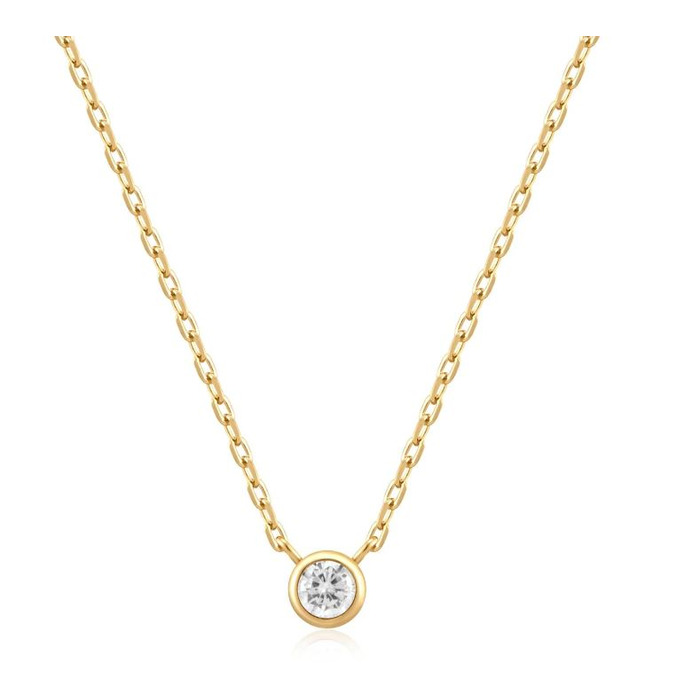Juweel Ania Haie Sunshine Chaser mini pave Necklace N059-01G 