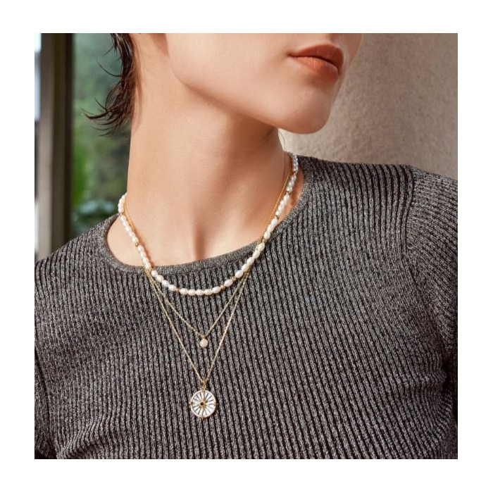 Juweel Ania Haie Dusk Divas sphere pave necklace N061-01G 