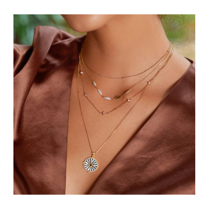 Juweel Ania Haie Dusk Divas multi sparkle necklace N061-06G 