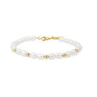 Juweel Ania Haie Chic Creator Freshwater pearl Bezel Set Bracelet B058-05G Juweel Ania Haie Chic Creator Freshwater pearl Bezel Set Bracelet B058-05G