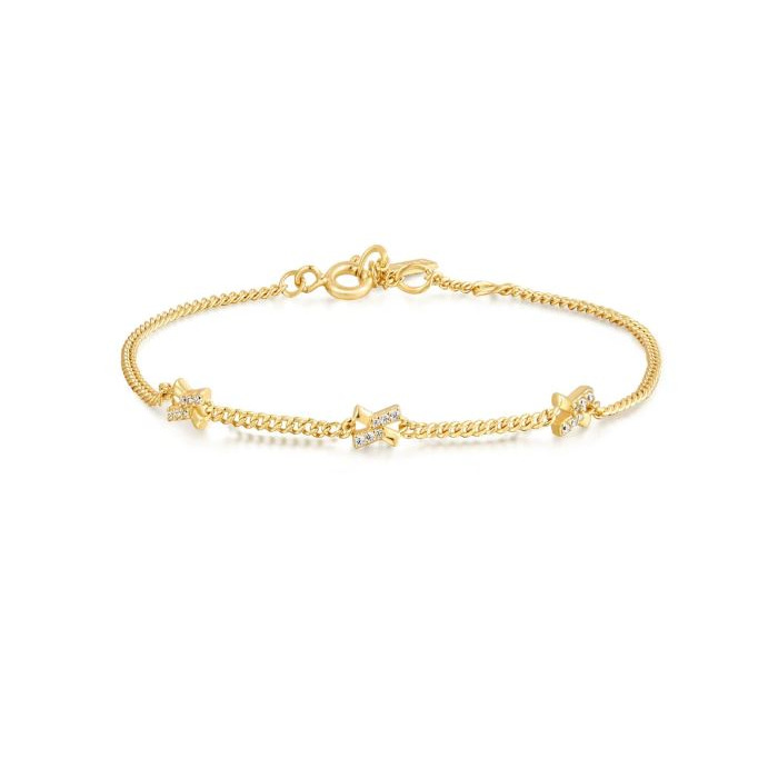 Juweel Ania Haie Dusk Divas cross station bracelet B061-03G 