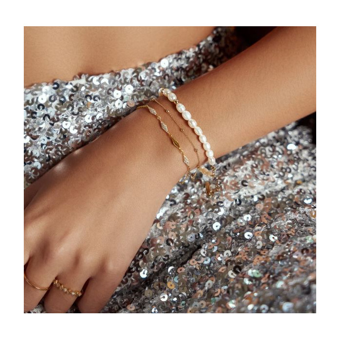Juweel Ania Haie Dusk Divas multi sparkle bracelet B061-04G 