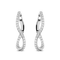 Juweel BIGLI INFINITY OORBELLEN 23O101WDIA Juweel BIGLI INFINITY OORBELLEN 23O101WDIA