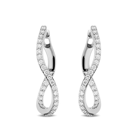 Juweel BIGLI INFINITY OORBELLEN 23O101WDIA Juweel BIGLI INFINITY OORBELLEN 23O101WDIA