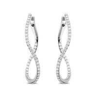 Juweel BIGLI INFINITY OORBELLEN 23O106WDIA Juweel BIGLI INFINITY OORBELLEN 23O106WDIA