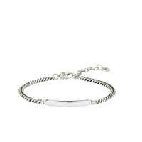 Juweel BUDDHA TO BUDDHA MINI BRACELET ESSENTIAL BAR SILVER 50 CM 907 Juweel BUDDHA TO BUDDHA MINI BRACELET ESSENTIAL BAR SILVER 50 CM 907