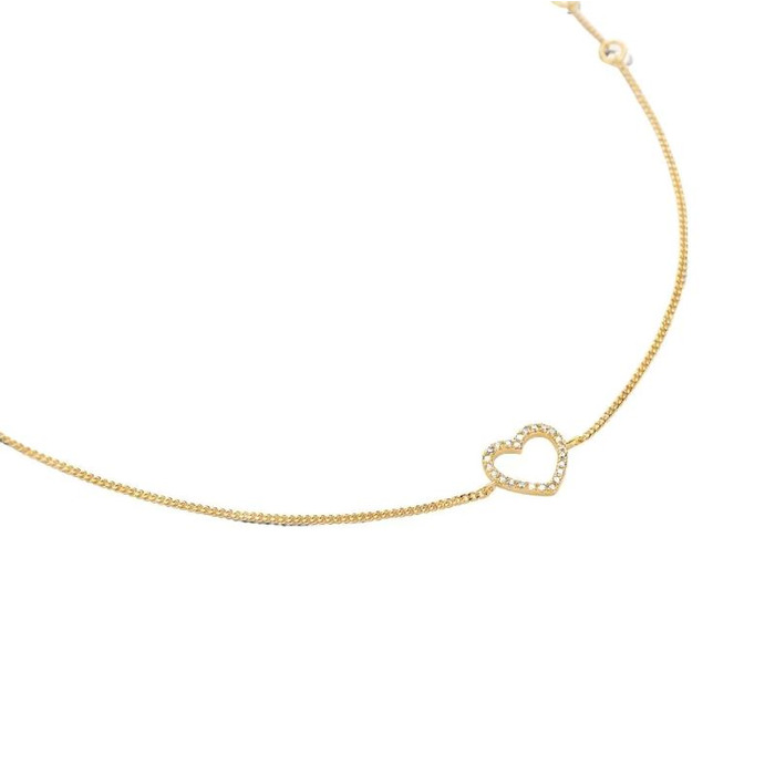 Juweel DIAMANTI PER TUTTI HEART CHAIN BRACELET M2255 M344 YELLOW 