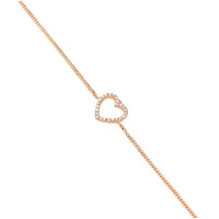Juweel DIAMANTI PER TUTTI HEART CHAIN BRACELET M2255 M344 ROSE  Juweel DIAMANTI PER TUTTI HEART CHAIN BRACELET M2255 M344 ROSE