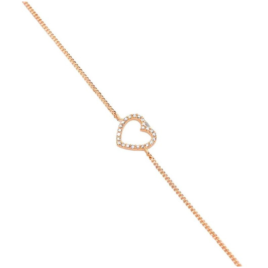 Juweel DIAMANTI PER TUTTI HEART CHAIN BRACELET M2255 M344 ROSE Juweel DIAMANTI PER TUTTI HEART CHAIN BRACELET M2255 M344 ROSE