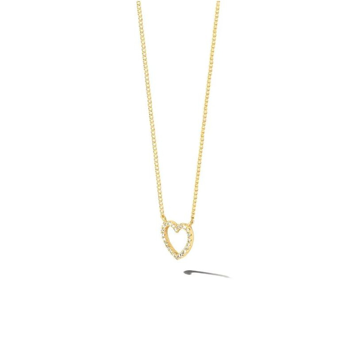 Juweel DIAMANTI PER TUTTI HEART NECKLACE M2256 M346 YELLOW 