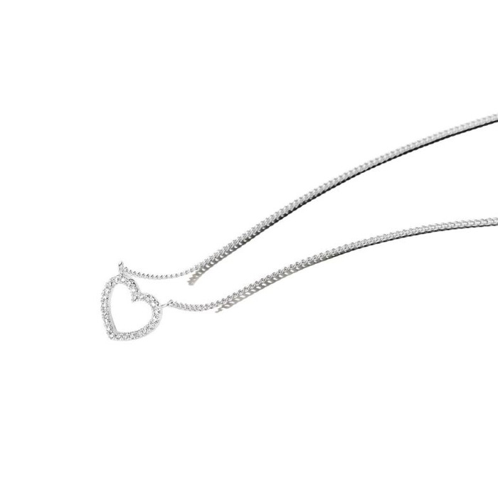 Juweel DIAMANTI PER TUTTI HEART NECKLACE M2256 M346 WHITE 