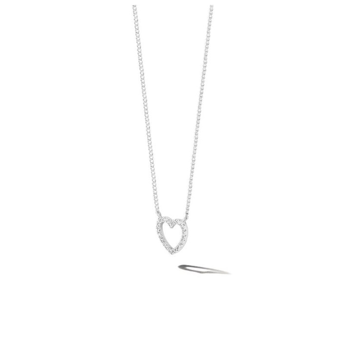 Juweel DIAMANTI PER TUTTI HEART NECKLACE M2256 M346 WHITE 