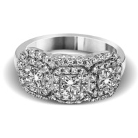 Juweel FLANDERS RING 18K WITGOUD FLANDERS DIAMANT 232 Juweel FLANDERS RING 18K WITGOUD FLANDERS DIAMANT 232