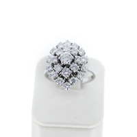 Juweel Ring entourage witgoud 18 karaat briljanten '86713-2186-TWDH'  Juweel Ring entourage witgoud 18 karaat briljanten '86713-2186-TWDH'