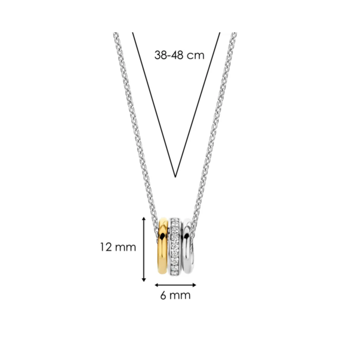 Juweel Ti Sento Milano Collier 34058ZY/42 