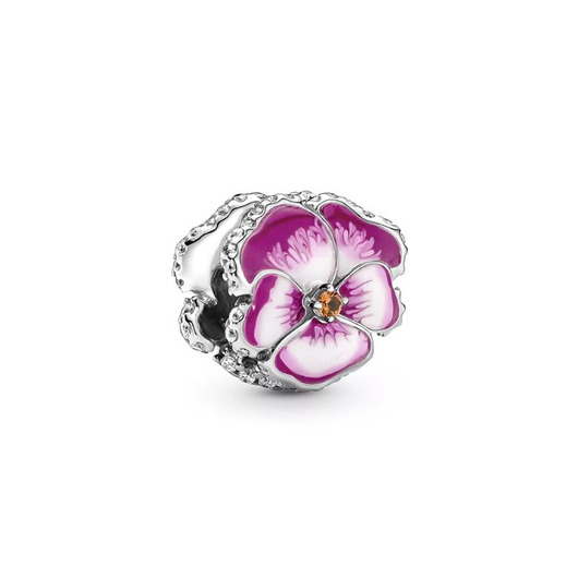 Juweel Pandora Pansy Shaded Pink Viooltje Bedel Zilver925 790777C01  Juweel Pandora Pansy Shaded Pink Viooltje Bedel Zilver925 790777C01