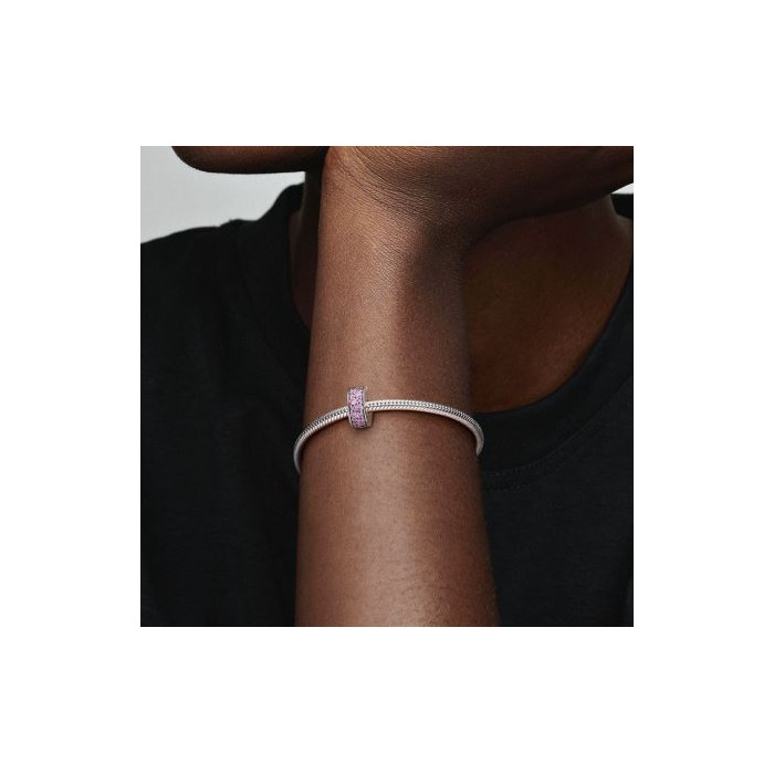 Juweel Pandora Pink Pavé Clip Bedel Zilver925 791817PCZ 