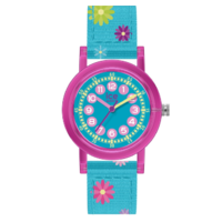 Horloge ICE WATCH ICE LEARNING PINK FLOWERS 023300  Horloge ICE WATCH ICE LEARNING PINK FLOWERS 023300