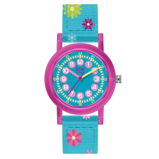 Horloge ICE WATCH ICE LEARNING PINK FLOWERS 023300 Horloge ICE WATCH ICE LEARNING PINK FLOWERS 023300