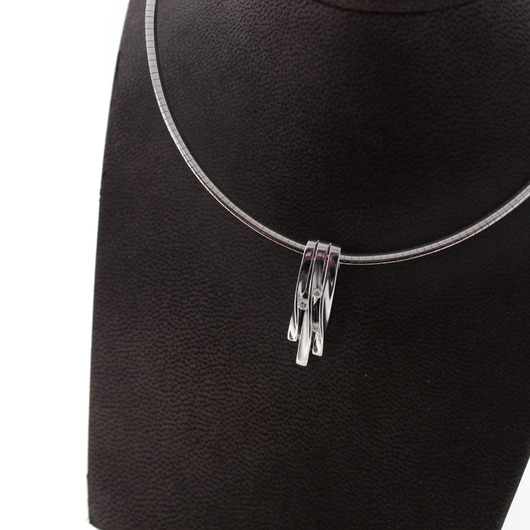 Juweel Collier met Hanger bicolorgoud 18karaat met Briljant '87308-2198-TWDH' Juweel Collier met Hanger bicolorgoud 18karaat met Briljant '87308-2198-TWDH'