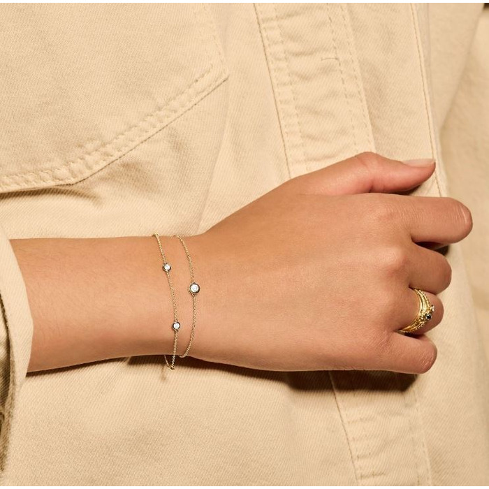 Juweel Blush Armband Geelgoud 14 karaat Zirconium 2187YZI 