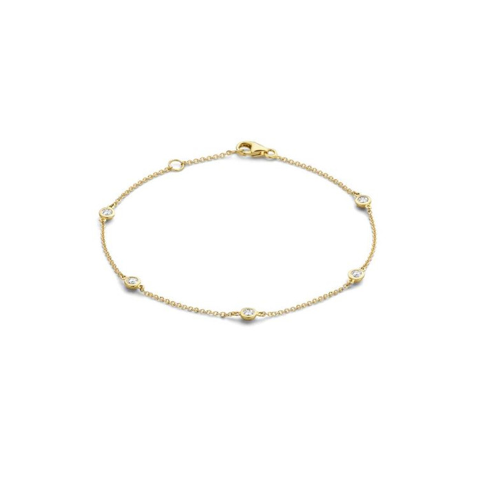 Juweel Blush Armband Geelgoud 14 karaat Zirconium 2187YZI 