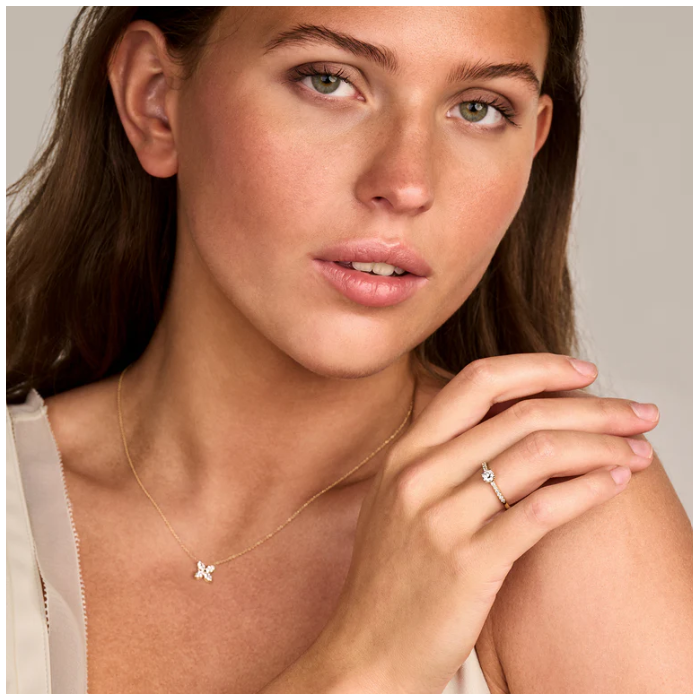 Juweel BLUSH LAB GROWN RING 14K GOUD LABGROWN DIAMONDS LG1018Y  