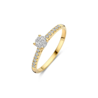 Juweel BLUSH LAB GROWN RING 14K GOUD LABGROWN DIAMONDS LG1018Y   Juweel BLUSH LAB GROWN RING 14K GOUD LABGROWN DIAMONDS LG1018Y